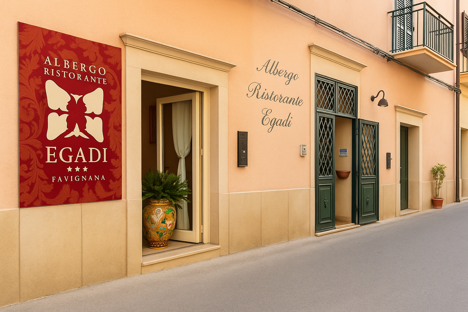 Hotel 3 stelle: Albergo Egadi nel centro di Favignana