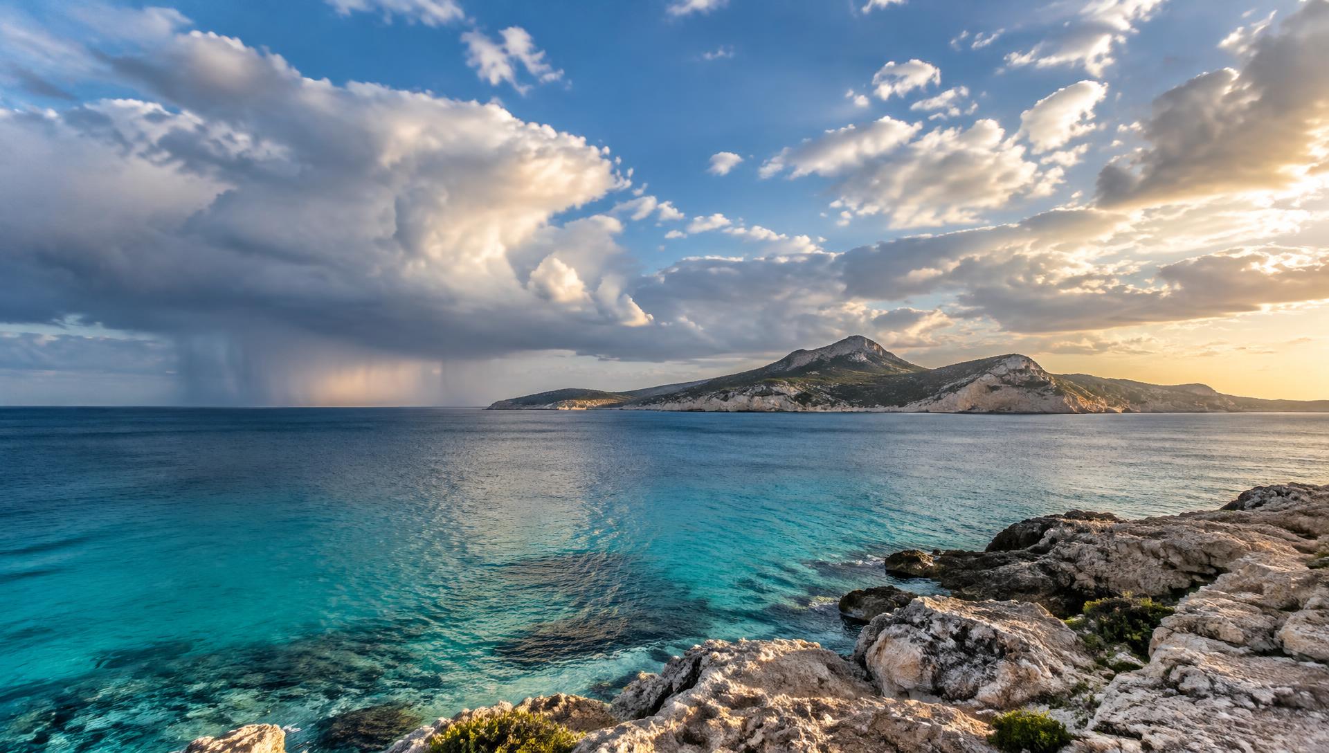 Veduta del mare di Favignana